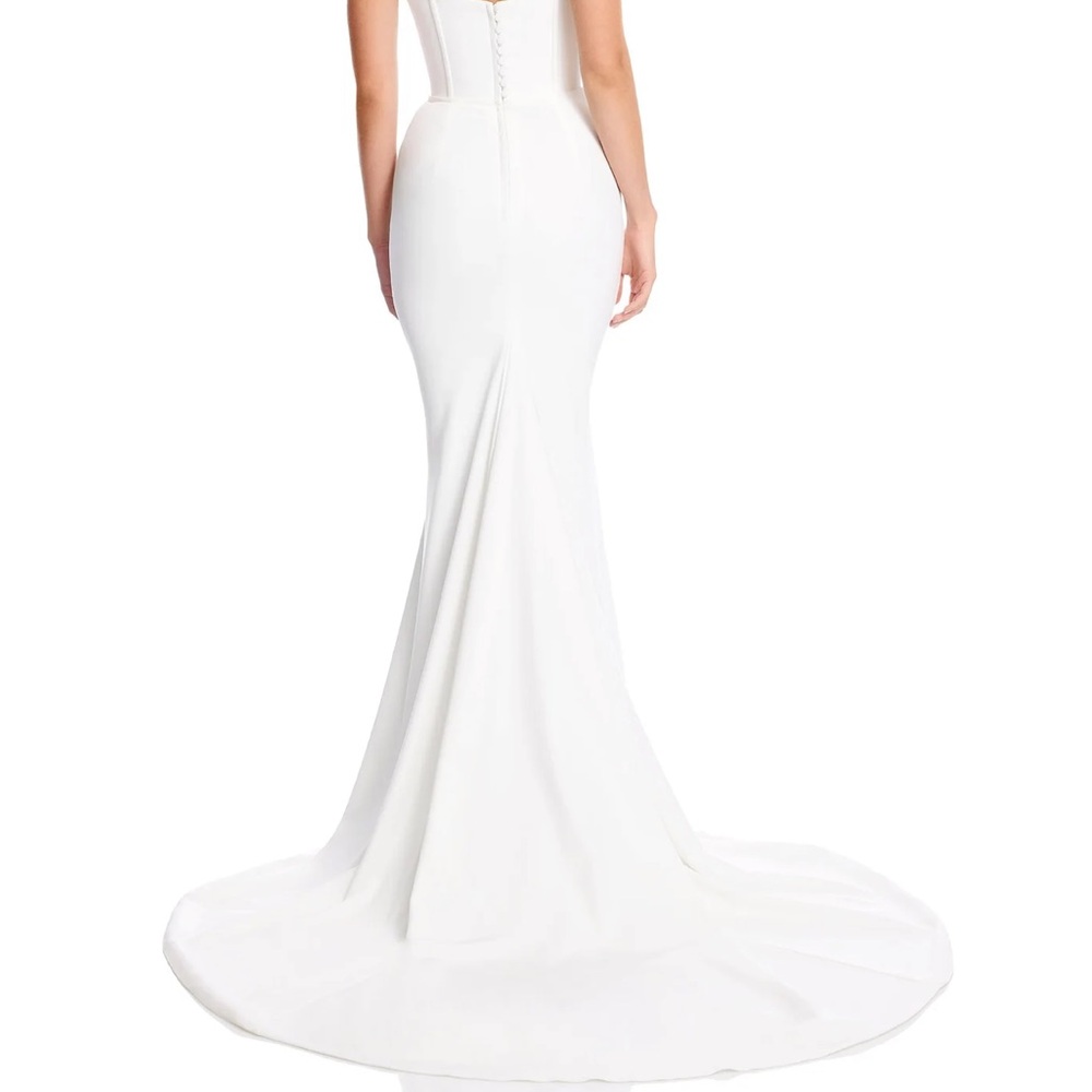 Sophisticated White Bridal Gown